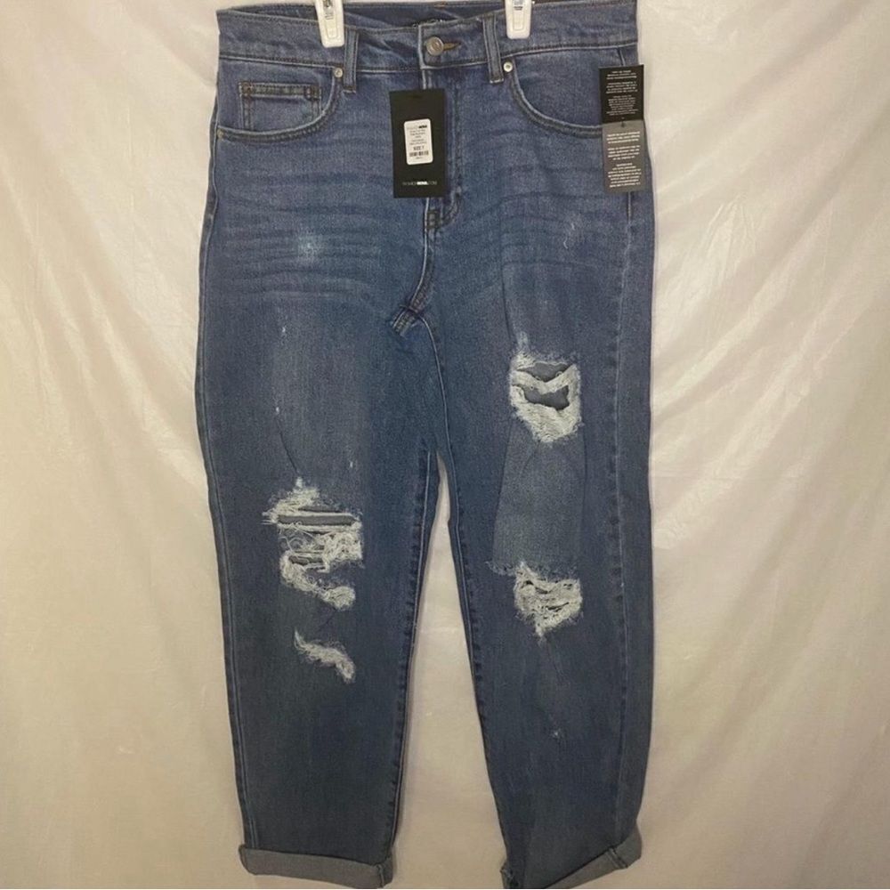 Fashion Nova Mid Rise Boyfriend Jeans Size 7